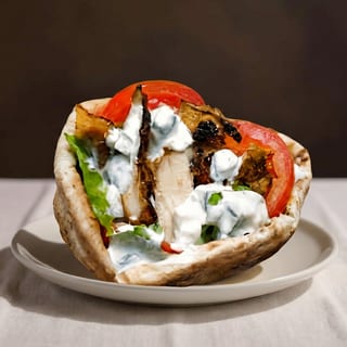 Grilled Chicken Shawarma Pita