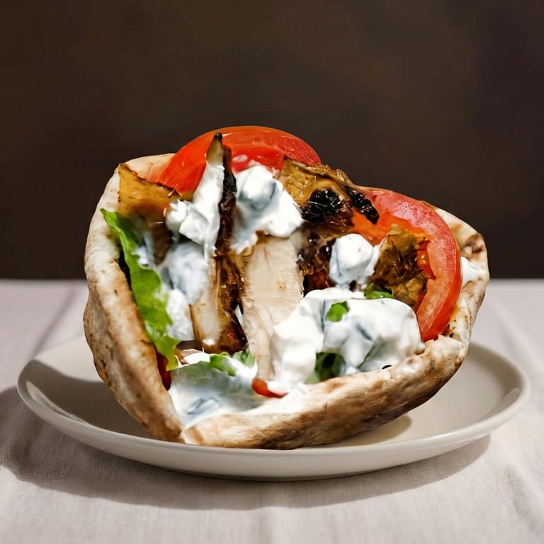 Delicious Chicken Shawarma Awaits