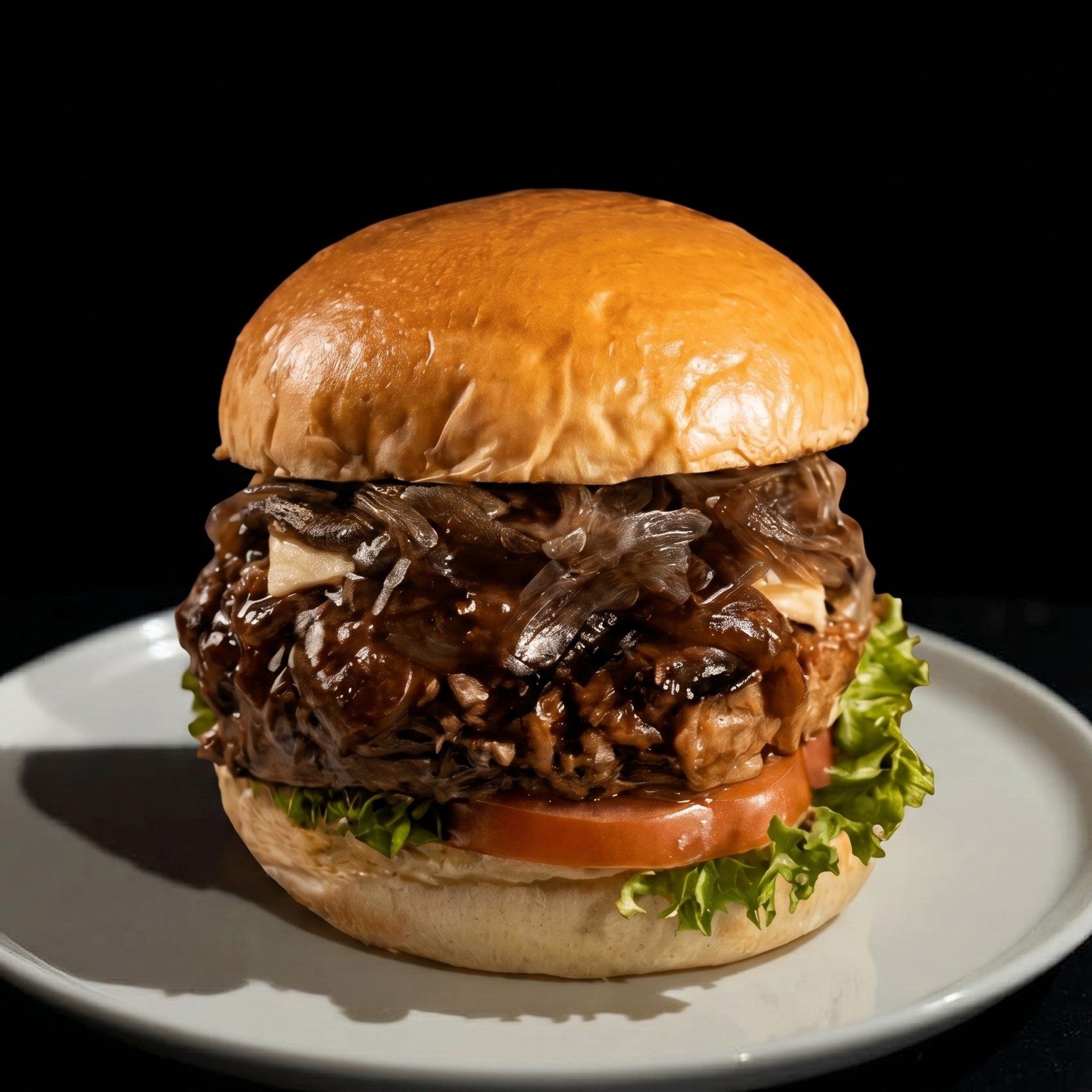 Barnyard B.B.Q. Burger Sandwich Only.