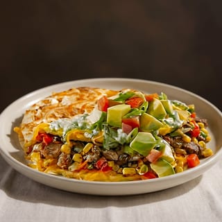 Southwest Avocado Omelette