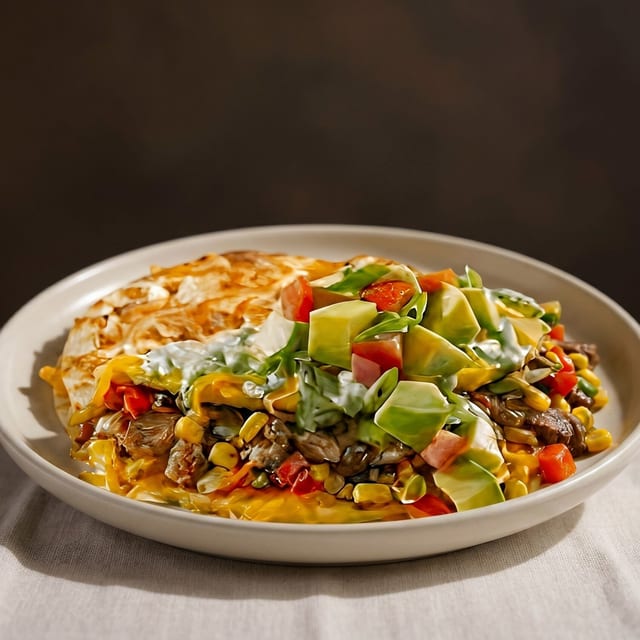 Southwest Avocado Omelette.